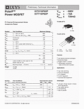 DataSheet IXTH16P60P pdf